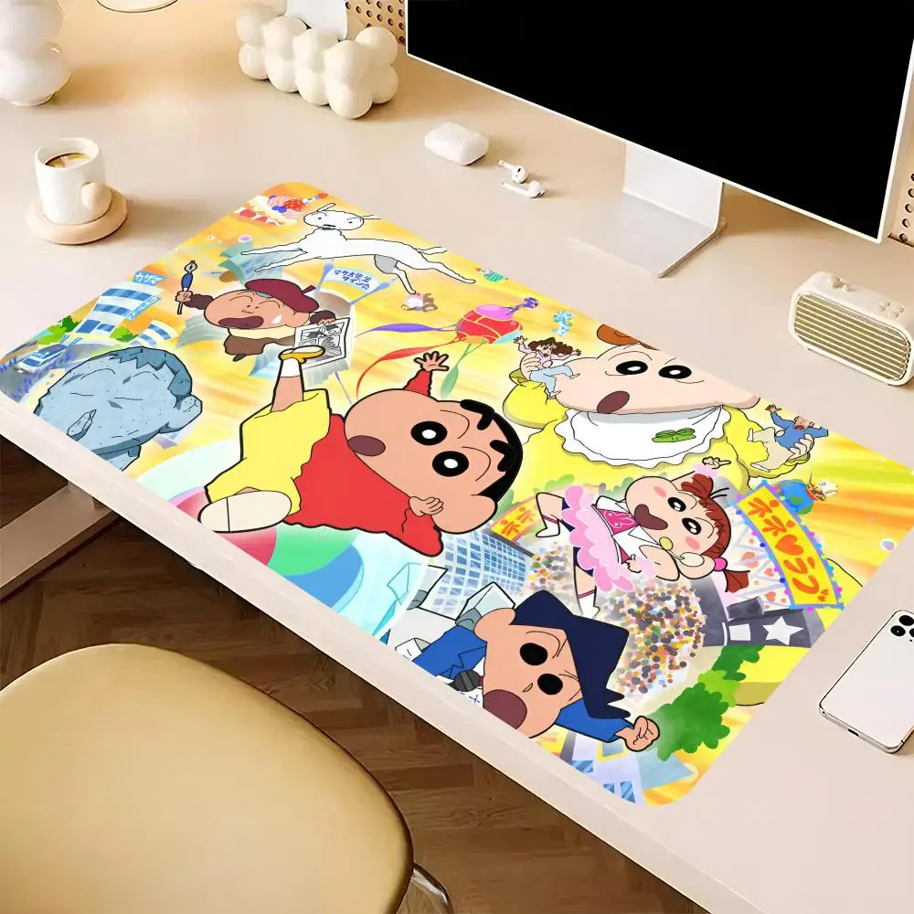 C-Crayon S-ShinChan Mouse Pad Large Game Accessories Keyboard Mousepad Gamer Extended Pad Mouse Pads Table Mat