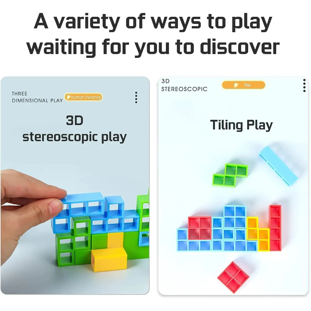 Puzzle Fun Balance Blocchi impilabili Gioco da tavolo per bambini Amici adulti Dormitorio della squadra Giochi per famiglie Festa notturna