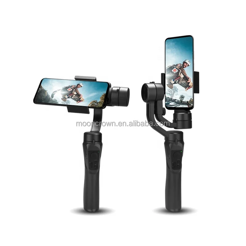 Gimbal 3 Axis Cell Phone Control The Focal Length Professional Stabilizer Face Tracking VLOG Selfie F6