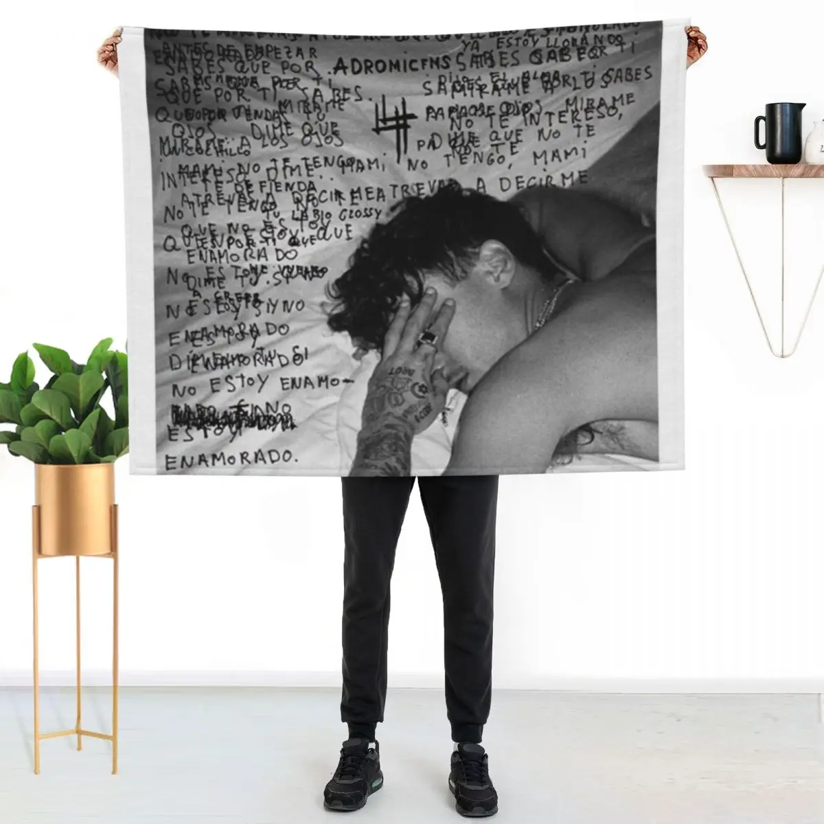 A.D.R.O.M.I.C.F.M.S 4 Throw Blanket couch cozy soft plush fuzzy picnic outdoor blanket