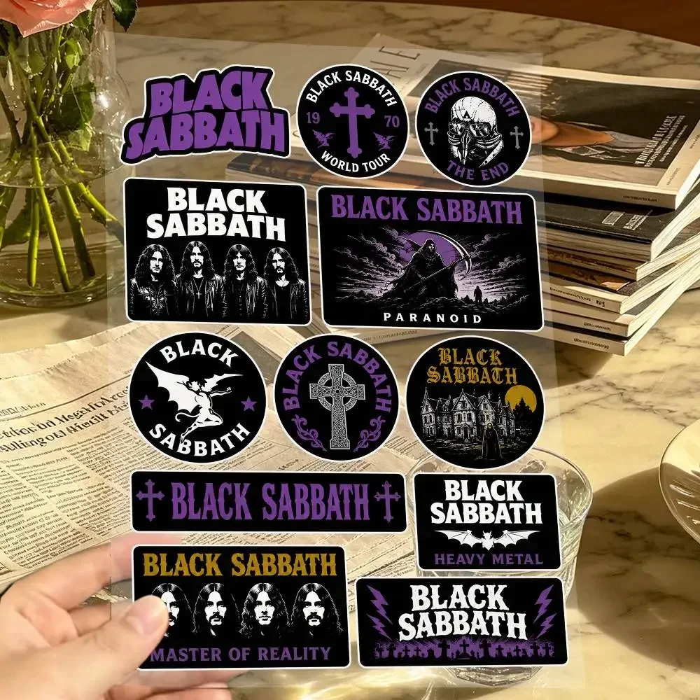 B-Black Sabbath Stickers Moto Sticker Auto Body Bumper Windows Motorcycle Laptop Walls Vinyl Decal Car Tuning Accessories