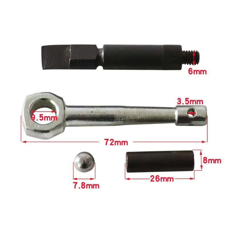 Clutch Arm Shaft Pin Sprocket Assembly For 60cc 80cc 2 Stroke Motorized Bicycle Gas Engine Replacement Parts