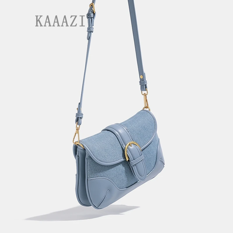 

Designer Luxury High Fashion Small New Denim Hobo Shoulder Bag Casual Flap Crossbody Bags For Women Versatile Handbags 2024 Hit