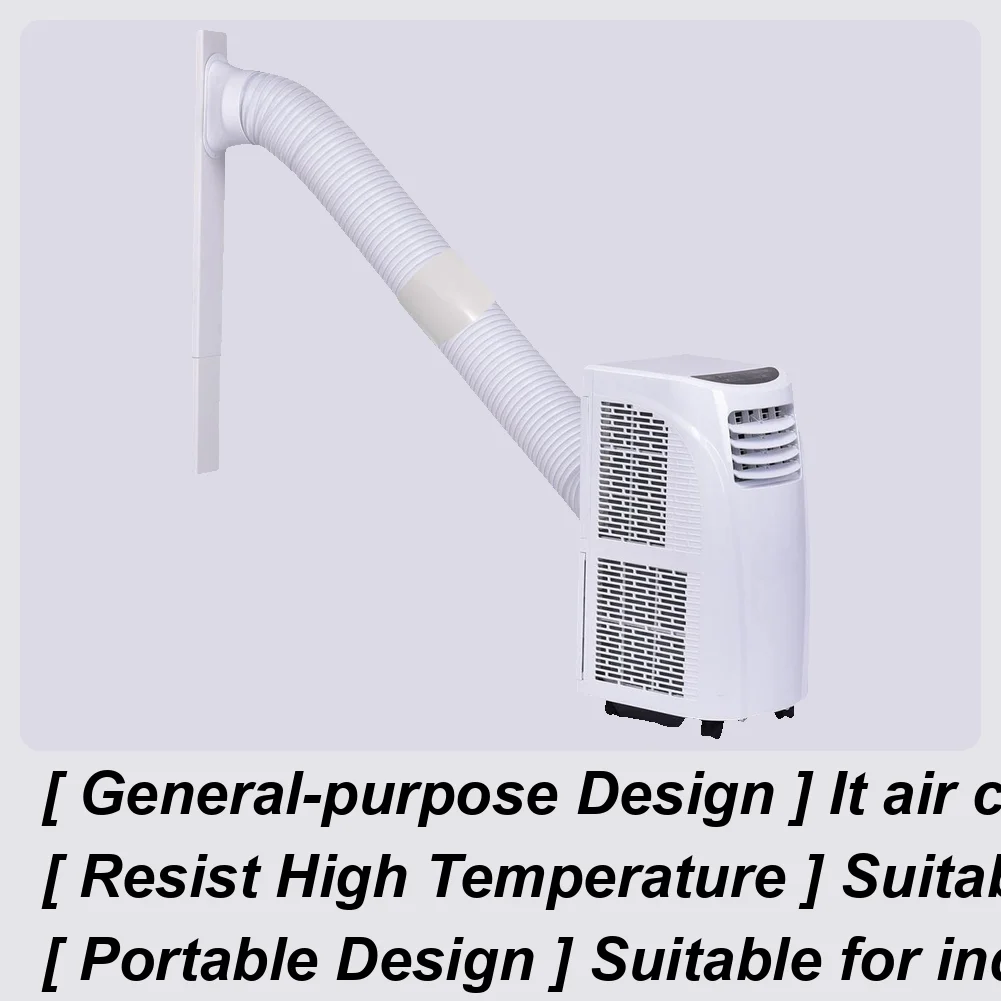 130/150mm Air Conditioner Hose Exhaust Coupler Portable AC Hose Connector Thread Direction Converter Exhaust Pipe Interface