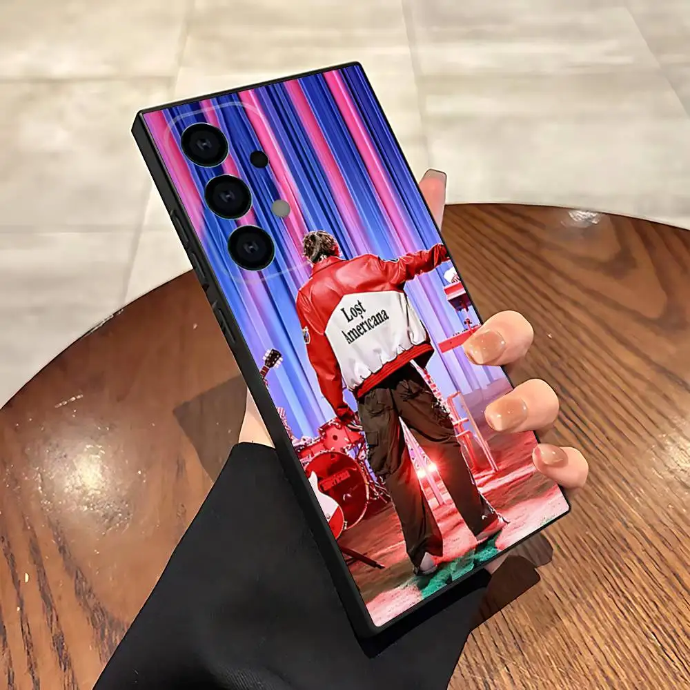M-MGK LOST AMERICANA Funda de teléfono para Samsung S24 S22 S25 Ultra S9 S20 FE S23 Plus S10 S21 Funda a prueba de golpes