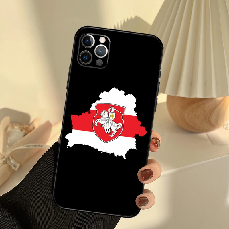 Belarus Flag Case For iPhone 11 12 13 14 15 16 Pro Max Cover For iPhone 13 12 Mini XR X XS Max Plus