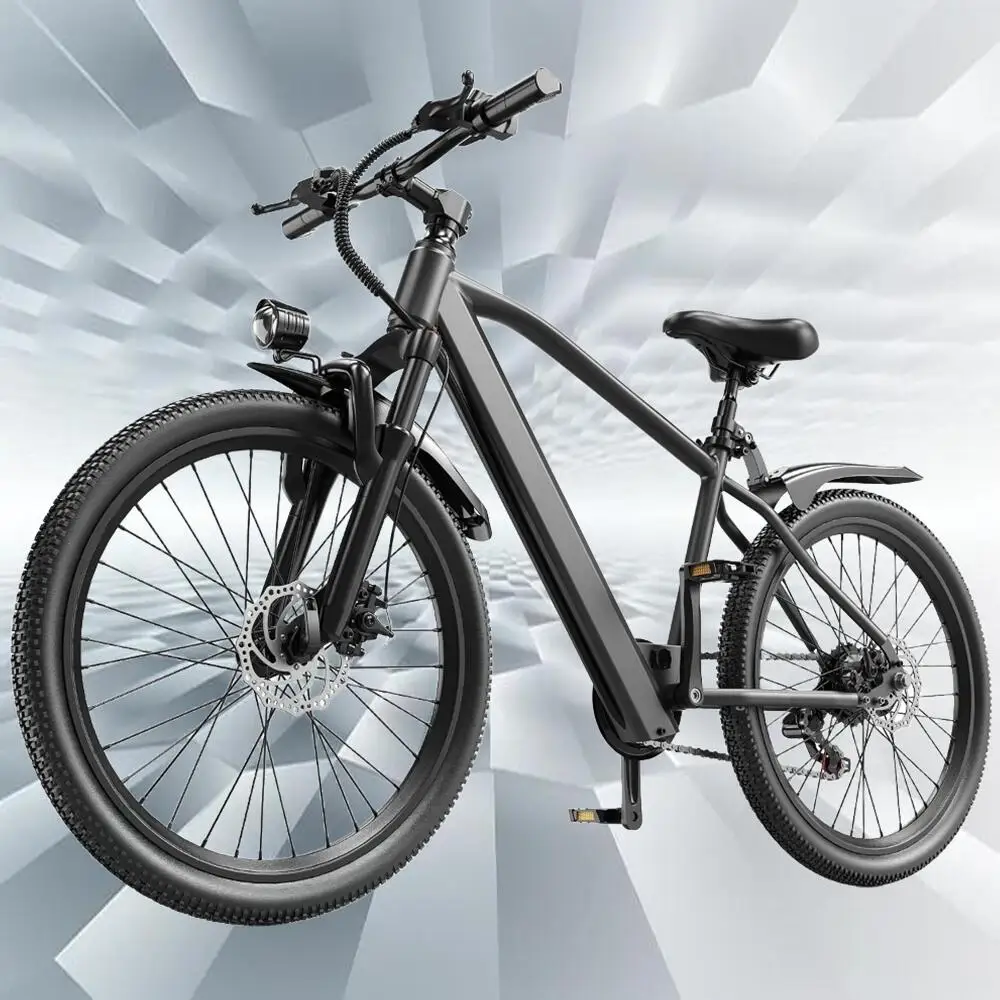

26" 24" Electric Motorcycles Mountain Bike For Adults With 500W Powerful Motor 36V 374Wh/468Wh Battery, Up To 30 Miles 21 Speed