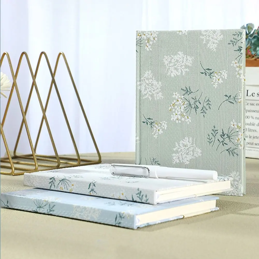 Adorable Stylish A5 Cloth Notebook Compact Fabric Cover A5 Hand Ledger Thick Morandi Student Diary Student