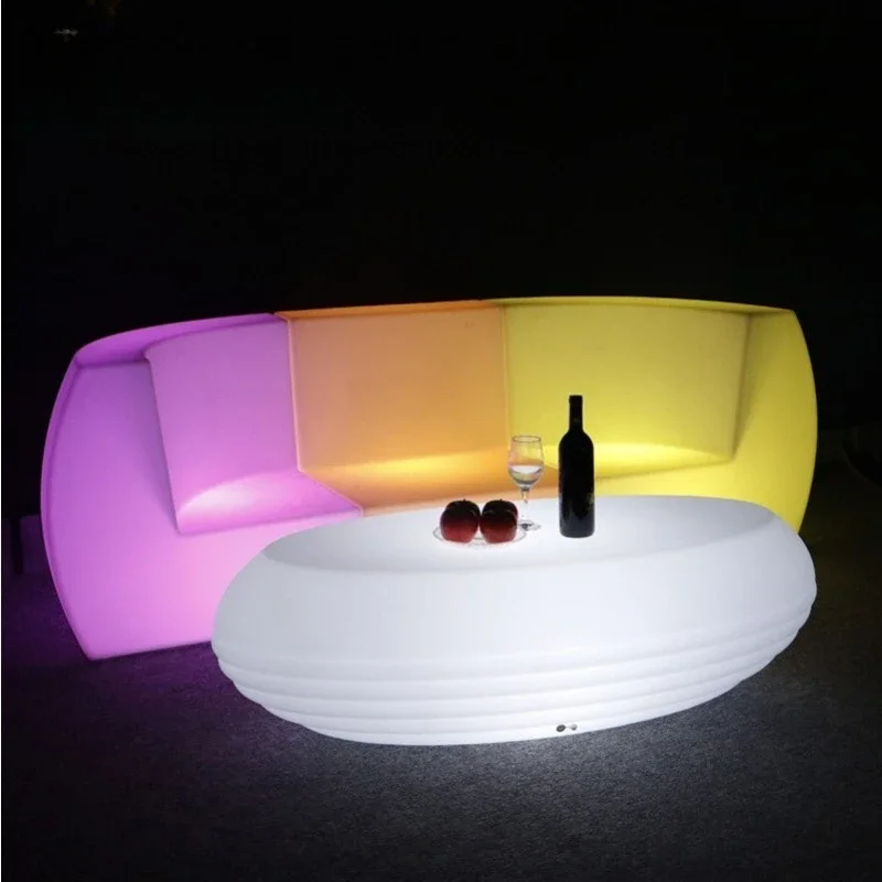 LED light-emitting coffee table bar KTV shopping mall beautiful display interior personalized combination furniture
