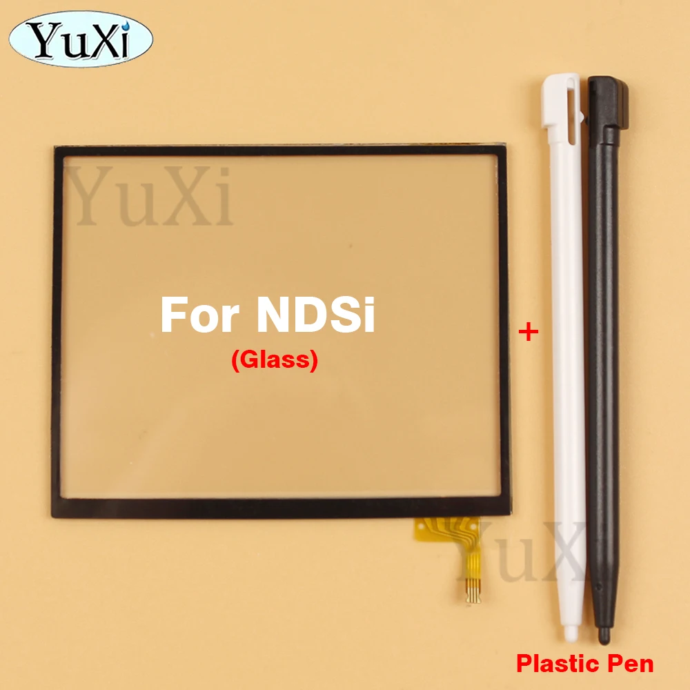 1Set Digitizer-Bildschirm für NDS Lite, untere Touchscreen-Linse mit Touchscreen-Stylus-Stift für NDSi XL LL, Ersatzteile
