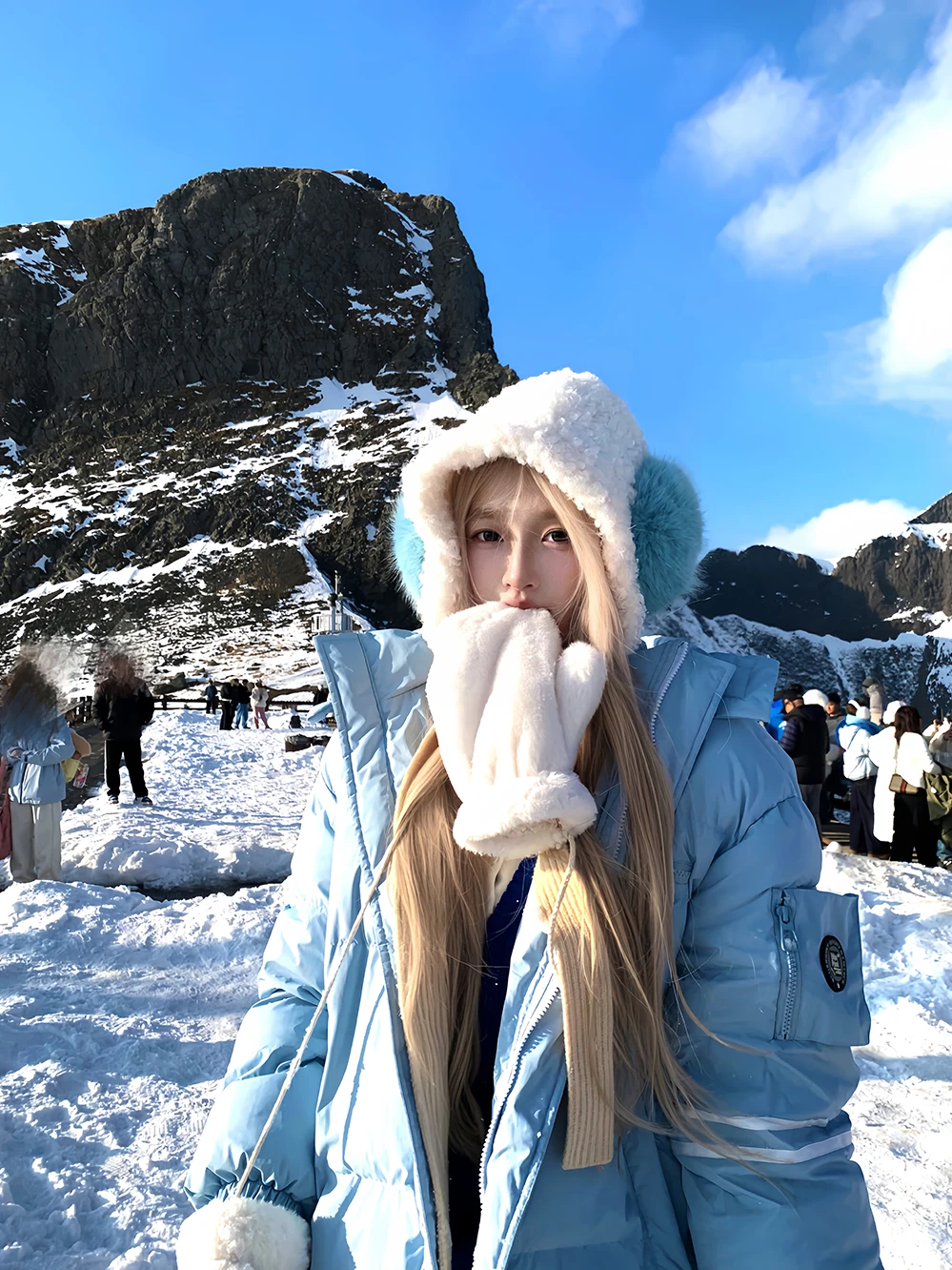 

Thas9i Женская теплая хлопковая куртка свободного кроя, зимнее пальто свободного кроя с несколькими кетами Street Sle Long Sve