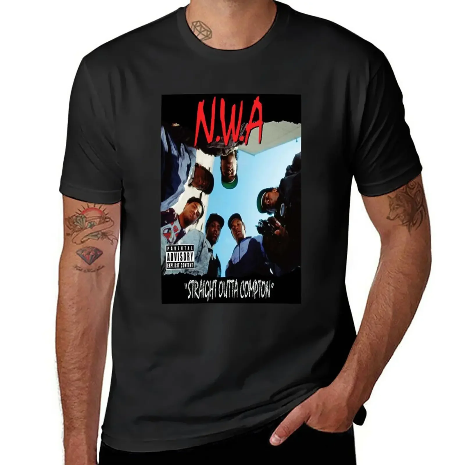 

New Gangster de la NWA T-shirt classique T-Shirt plus size tops vintage clothes mens vintage t shirts