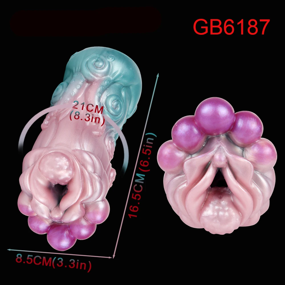 FAAK Silicone Male Masturbator Artificial Flower Design Pocket Pussy Fake Vagina Anal Sex Adult Product Sex Toys for Men