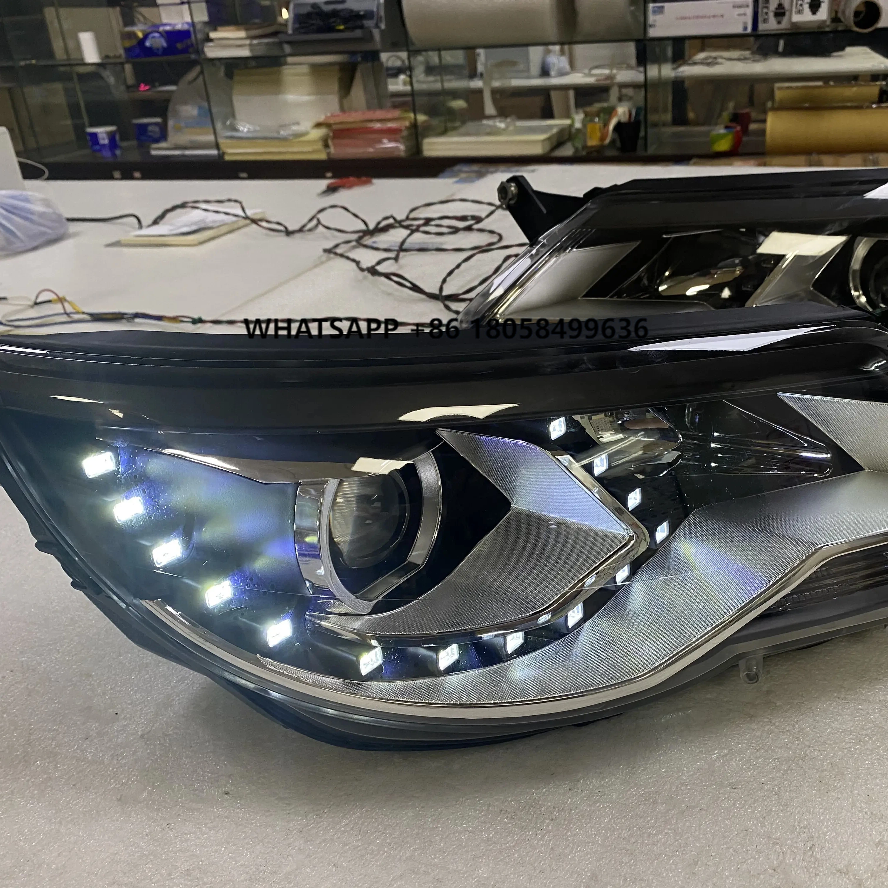 

On Sale Light for VOLKSWAGN Tiguan LED Head Lamp Projector Lens 2010-12 V2 Type SY