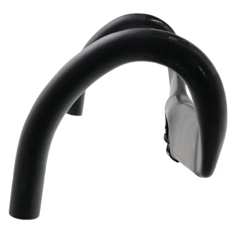 Manillar de fibra de carbono T1000 para bicicleta de carretera, barra aerodinámica deportiva, accesorios de 31,8x400/420/440mm