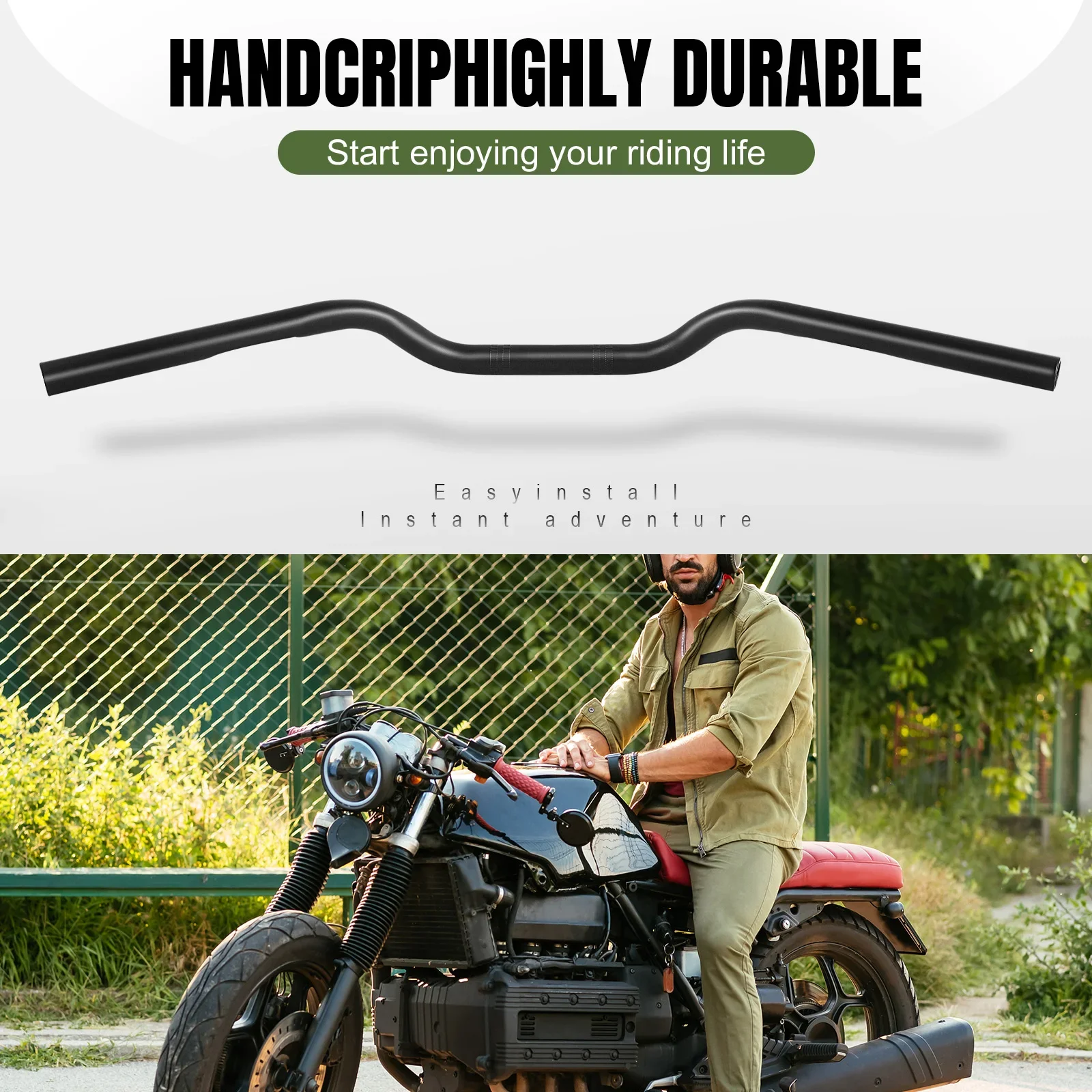 Motorcycle 22mm 25mm Drag Bar Handlebar Handle Dimpled For Harley Sportster XL883 XL1200 X48 Dany Softail Fat Bob Boy FLST FXST