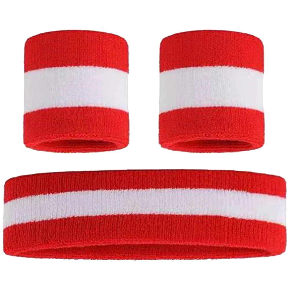 

Sports Headband Wristband Headbands Workout Athletic Women for Boys Wristbands Spandex Sweat Man