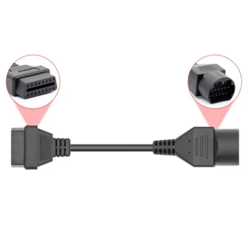 A09E-OBD2 Extension Cable OBD To OBD2 16Pin Connector For Mazda 17 Pin For IDS VCM2 J2534 OBD2 Car Diagnostic Auto Tool