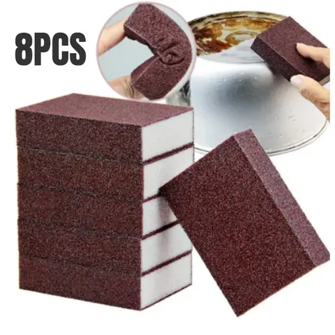 매직 나노 스폰지 녹 제거 지우개 청소 스폰지 브러시 접시 냄비 에머리 Descaling 문질러 냄비 Carborundum 주방 도구 가제트