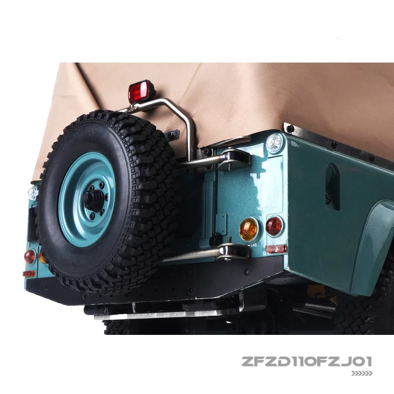 D110 stojak na tylne światła ze stopu tytanu koło zapasowe do zdalnie sterowany samochód gąsienicowy Traxxas TRX4 Bronco osiowy SCX10 RC4WD D90