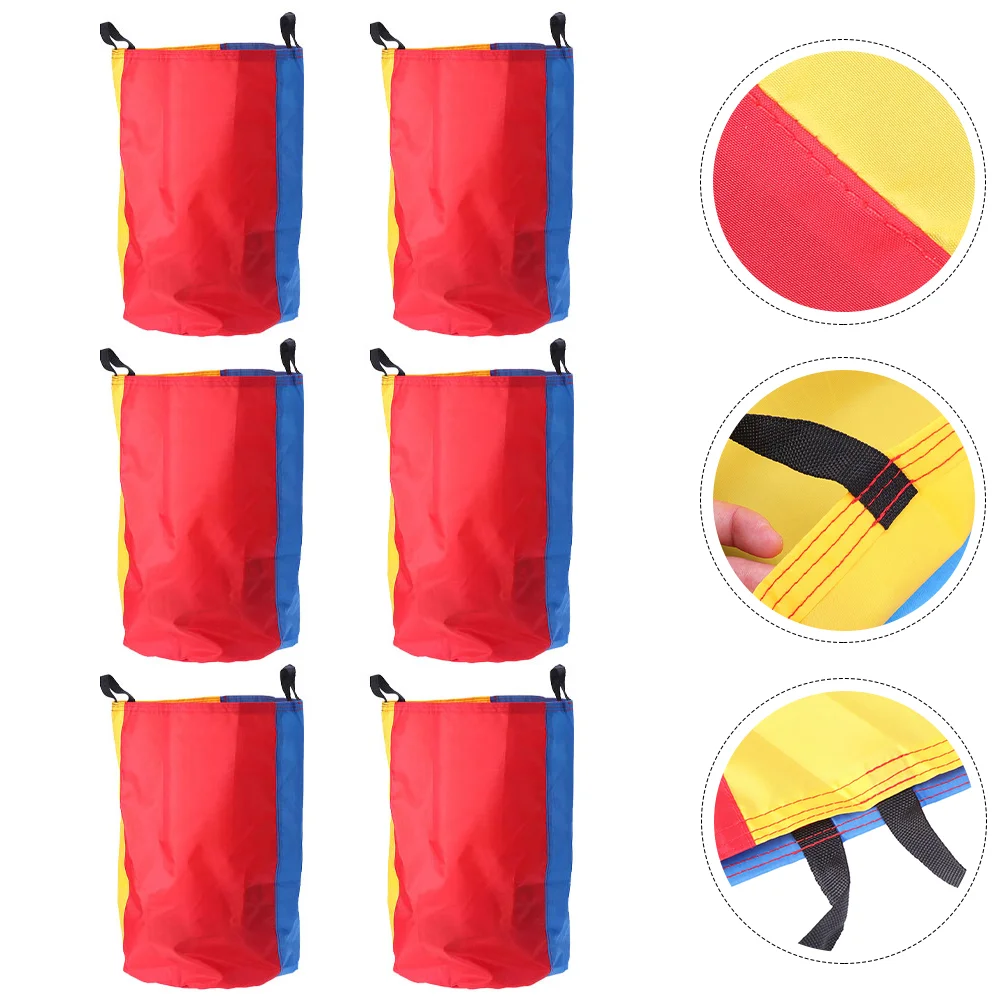 6 Pcs Race Cars Jumping Bag Colorful Bags Child Entertainment Tools Racing Parent-child Game