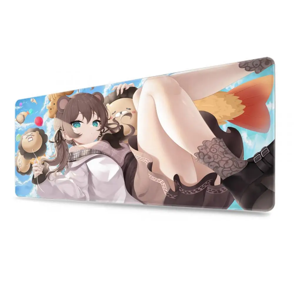 Hololive Anime Girl Matsuri Natsuiro Mousepad Large Gaming Mouse Pad LockEdge Thickened Computer Keyboard Table Desk Mat