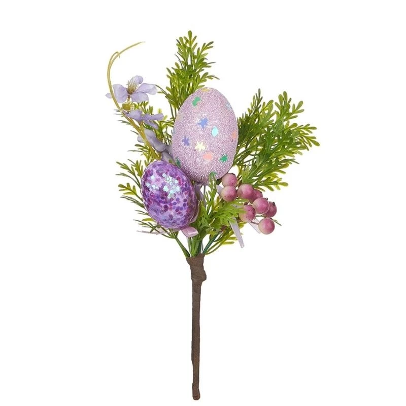 

Colorful Easters Foam Eggs Bouquet Ornament Accent For Parties And Home Setting