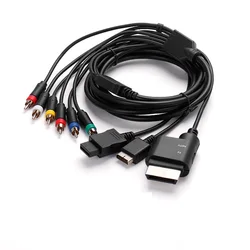 6 ft. Cavo componente Audio Video per PS2 PS3 Xbox 360 Wii/Wiiu