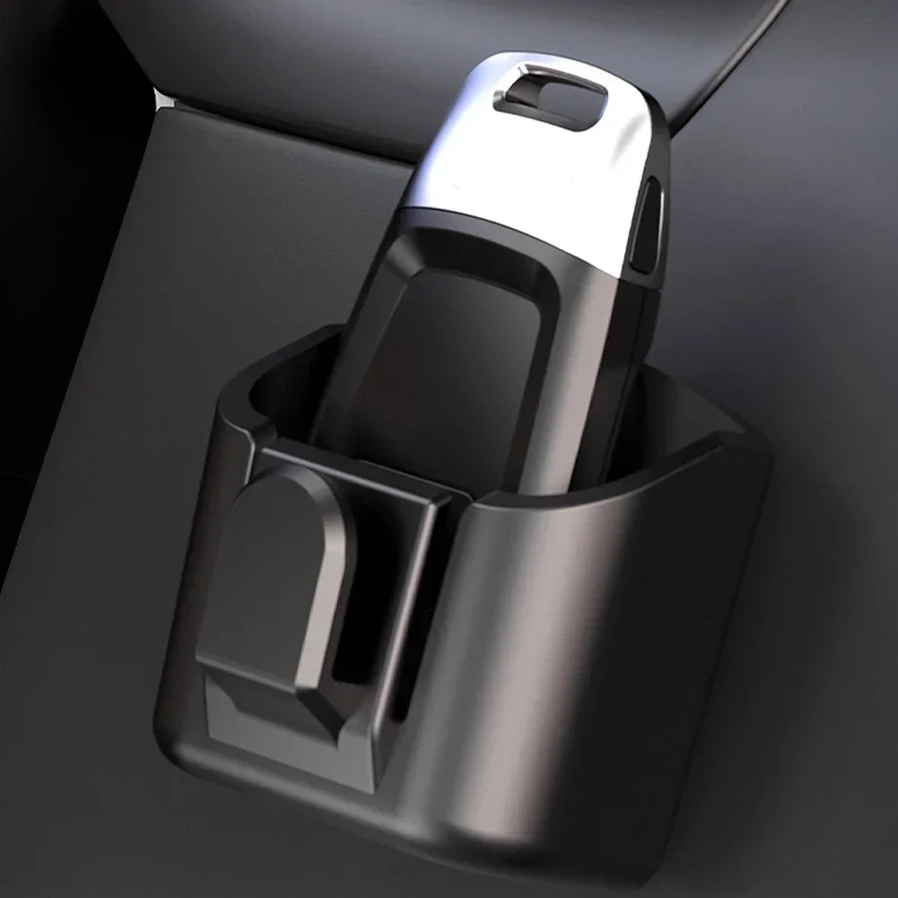 Universeller Autoschlüsselhalter-Clip, Aufbewahrungsbox für den Autoinnenraum, Armaturenbrett-Organizer, Klebehalterung für Karten- und Schlüsselhalter – Detail 2