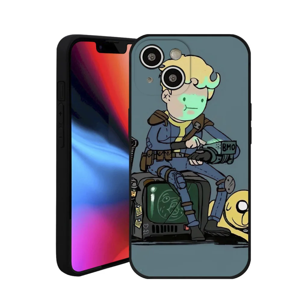 Phone Case For iPhone 15 Pro Max Plus Soft  Silicone Cover F-Fallout S-Shelter