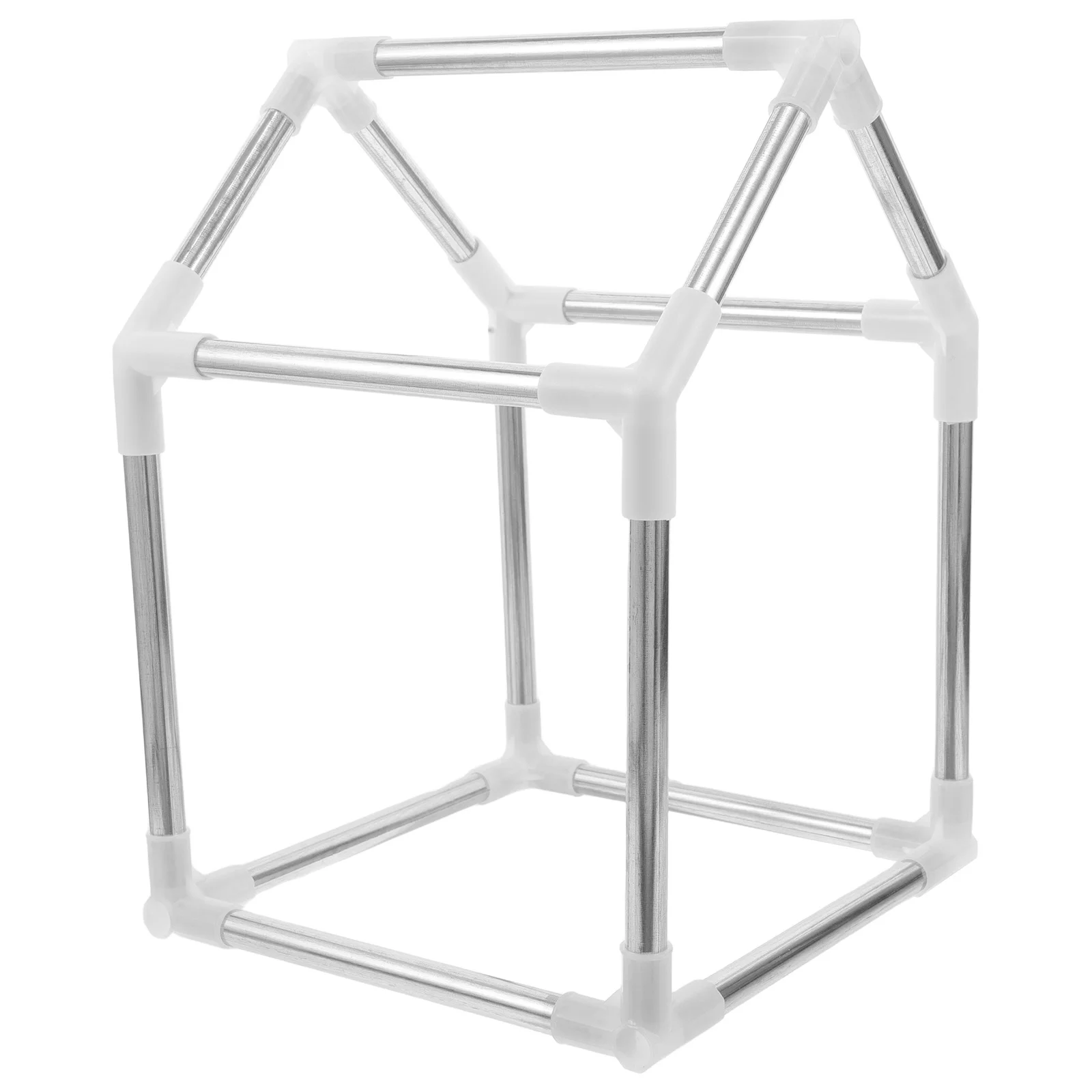 Metal Frame Kids Tent DIY Playhouse Mini House Assembly Kit for Indoor Outdoor Pet and Child Use DIY Play Tent Frame