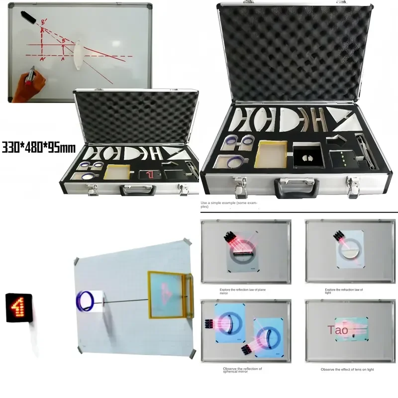 for Refraction and Reflection of Light in Laser Optics Demonstrator of Physical Optics Experiment Bench