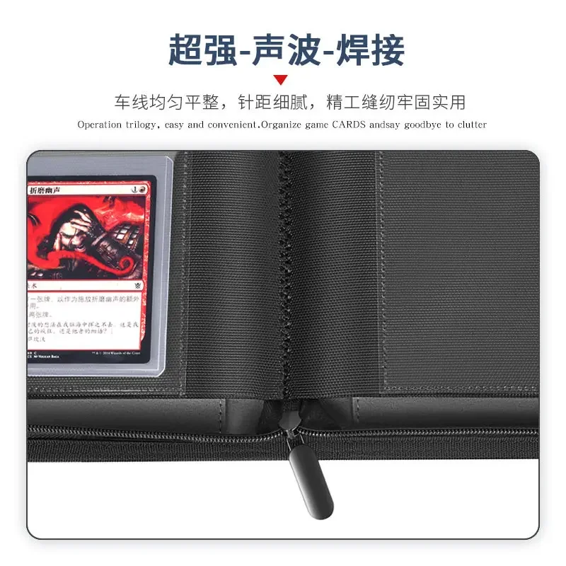 9 Pocket Trading Card Binder Album Loading Pocket Holder Card Storage Display Folder For PTCG TCG Yugioh Game Card Collection