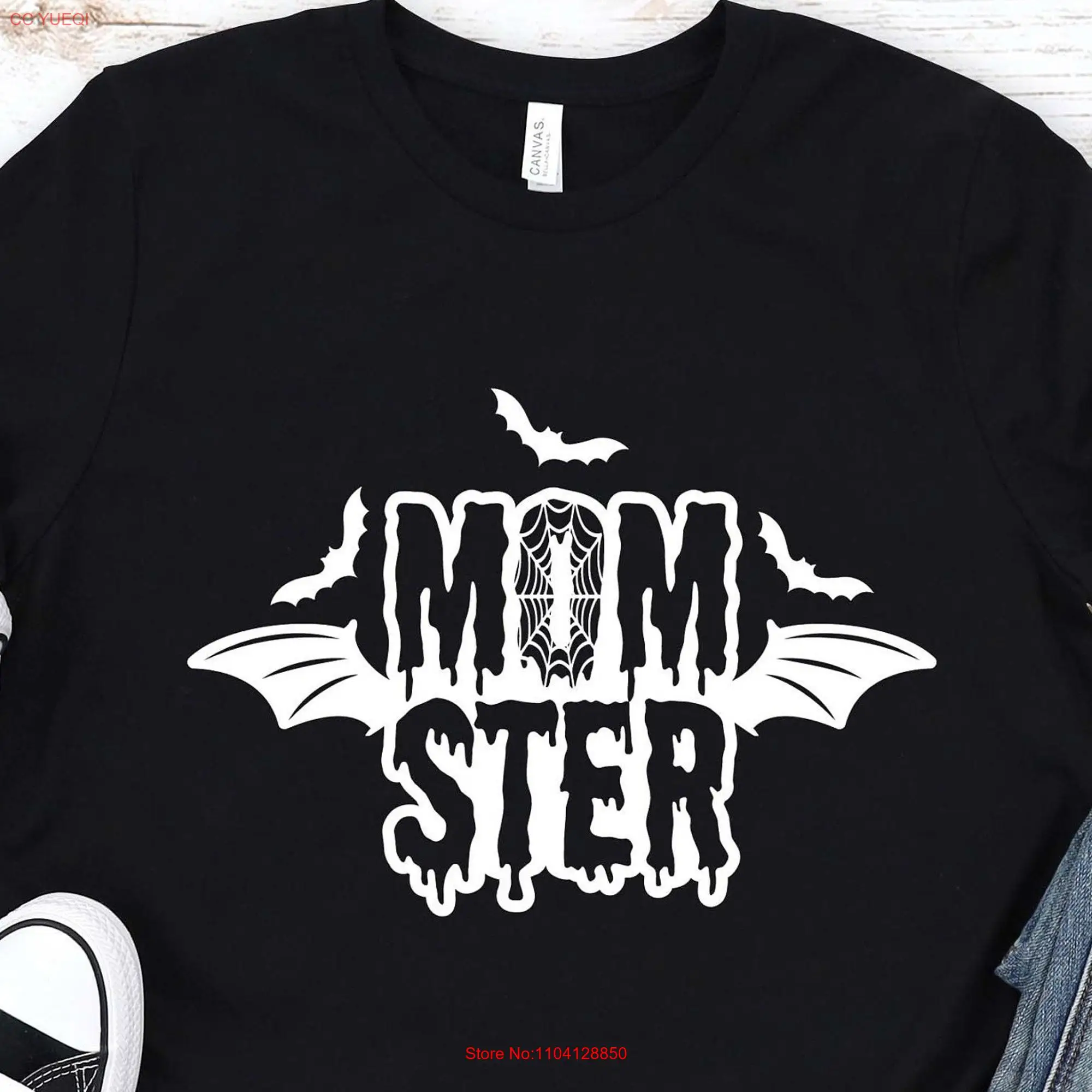 Halloween Momster T Shirt Mom long or short sleeves