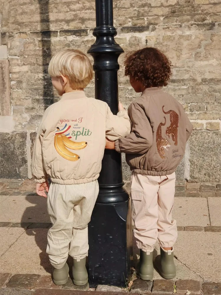 2025 KS Merk Winter Baby Jongens Lamswollen Jassen Vest Kinderkleding Meisjes Cherry Jassen Bovenkleding Jassen Vlucht Pak Jassen 1-9Y - afbeelding 2