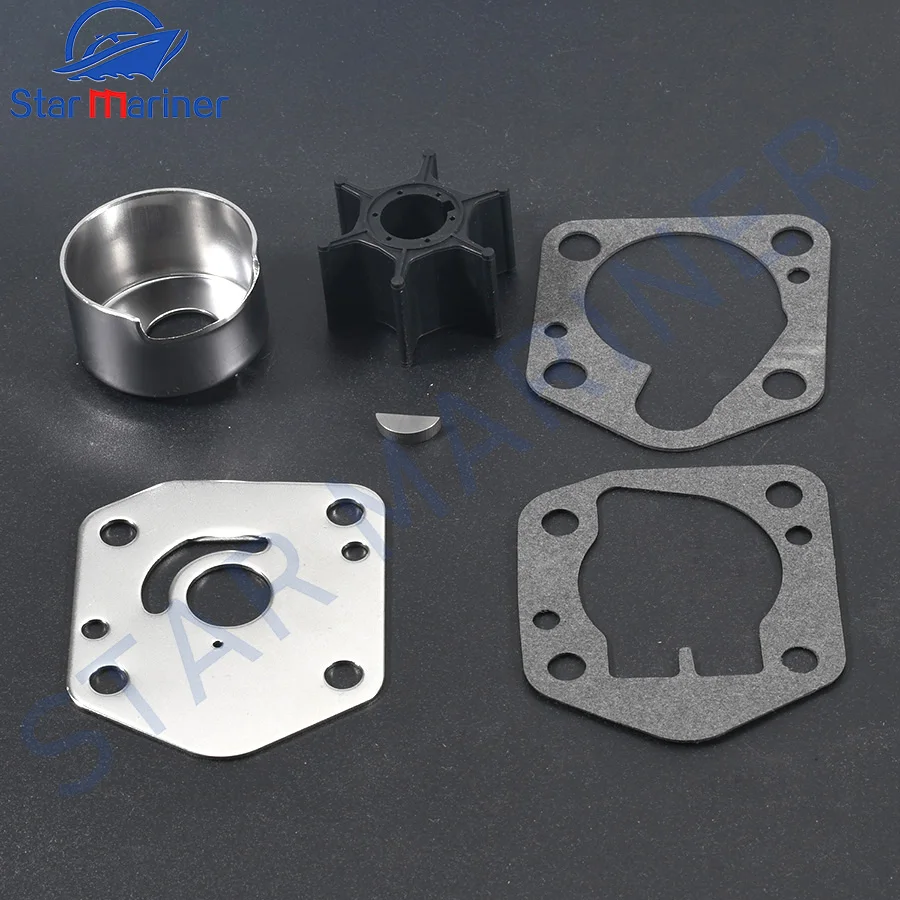 

17400-99J00 17400-99J02 17400-99J20 Ремкомплект крыльчатки водяного насоса для подвесного мотора Suzuki, 4-тактный, 8 л.с., 9,9 л.с., DF9,9 А, BF8A