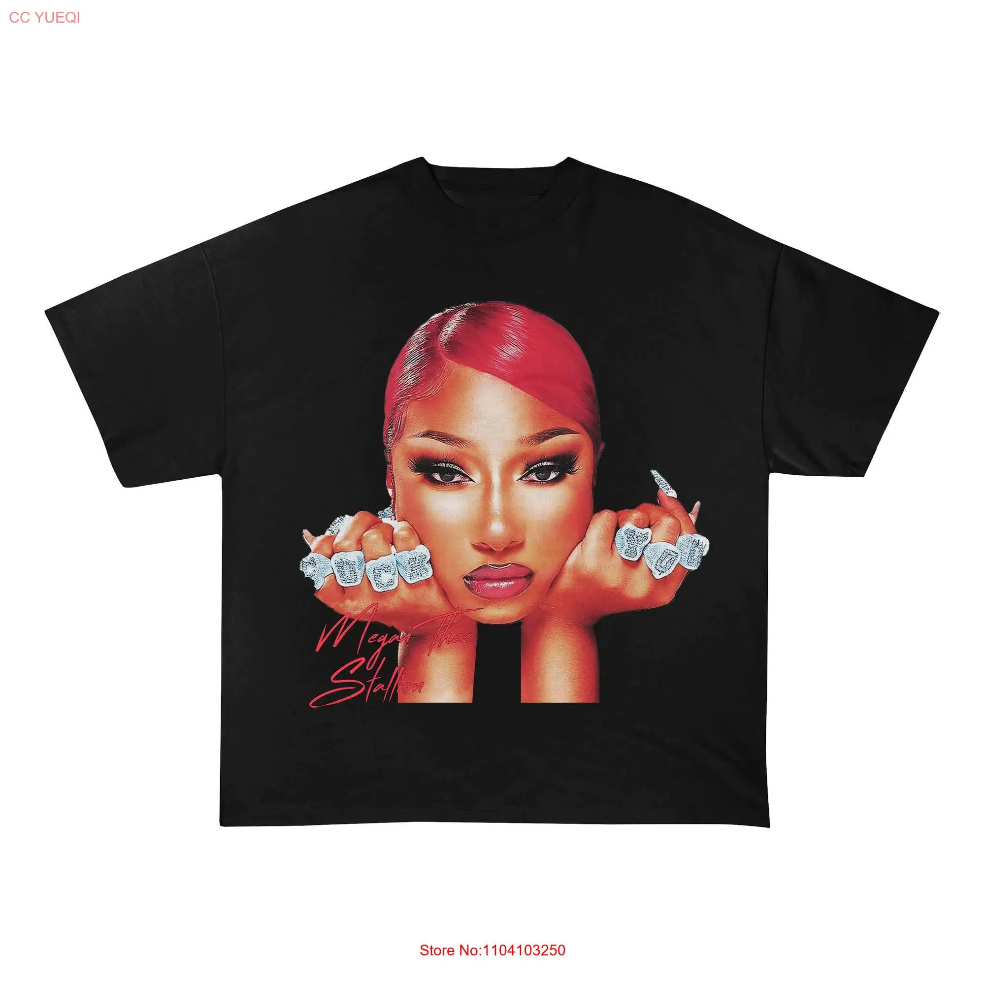 Megan Thee Stallion T Shirt long or short sleeves