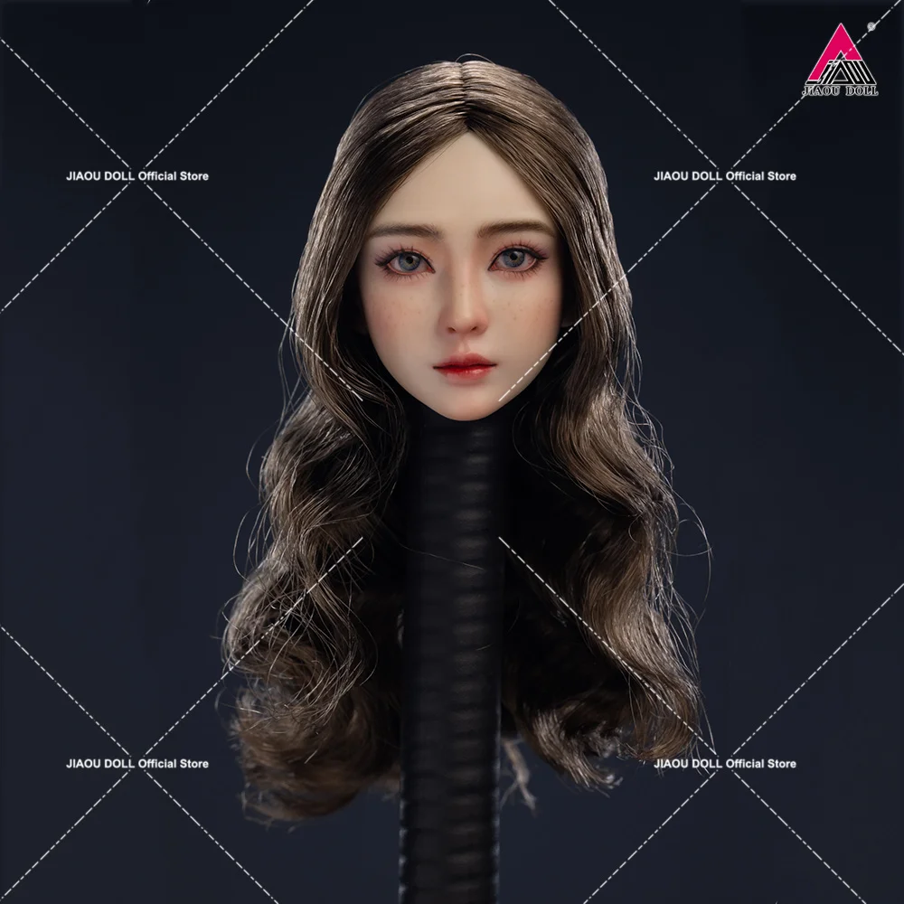 1/6 Schaal Xiaoru Beweegbare Ogen Vrouwelijke Hoofd Carving Model Zware/Licht Make-Up Fit 12 ''Vrouwelijke Soldaat Action Figure body Poppen