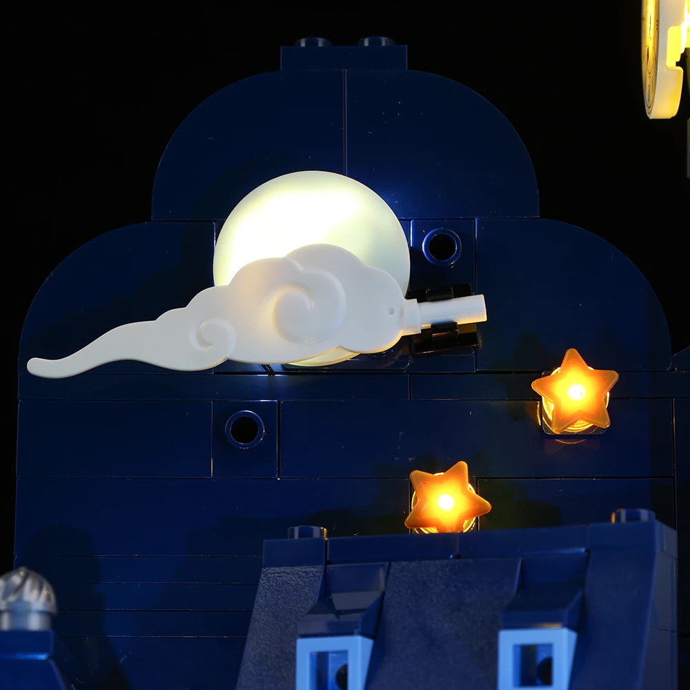 No Model LED Lighting Set Suitable for LEGO Peter Pan Wendys Flight Over London 43232(Excluding Building Blocks)