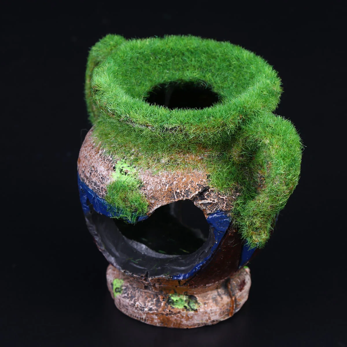 

Resin Aquarium Vase for Fish Tank Decoration Moss Landscape Artificial Habitat Nest Enhance Underwater Visual Appeal Safe Fresh