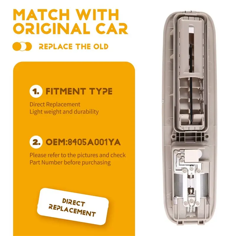 سقف تكييف الهواء تنفيس مصباح داخلي الجمعية منفذ تكييف الهواء لميتسوبيشي