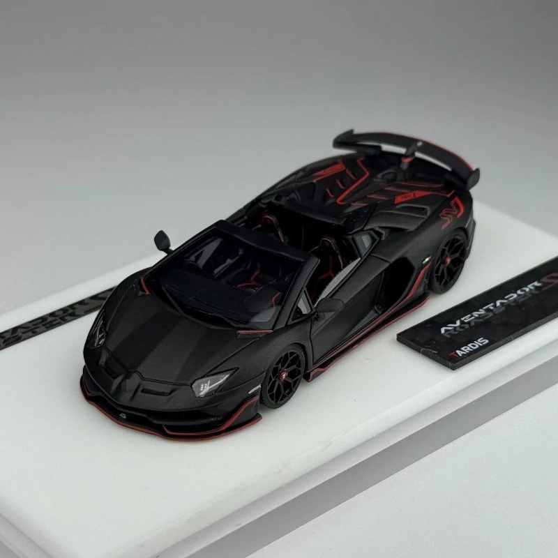 TARDIS 1:64 Aventador SVJ Roadster Resin Car Static Die Cast