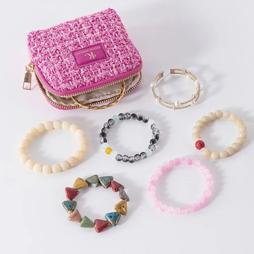 

Multi-layer Jewelry Packing Bag Earrings Rings Large Capacity Jewelry Storage Bag Bracelet Necklace Organizer