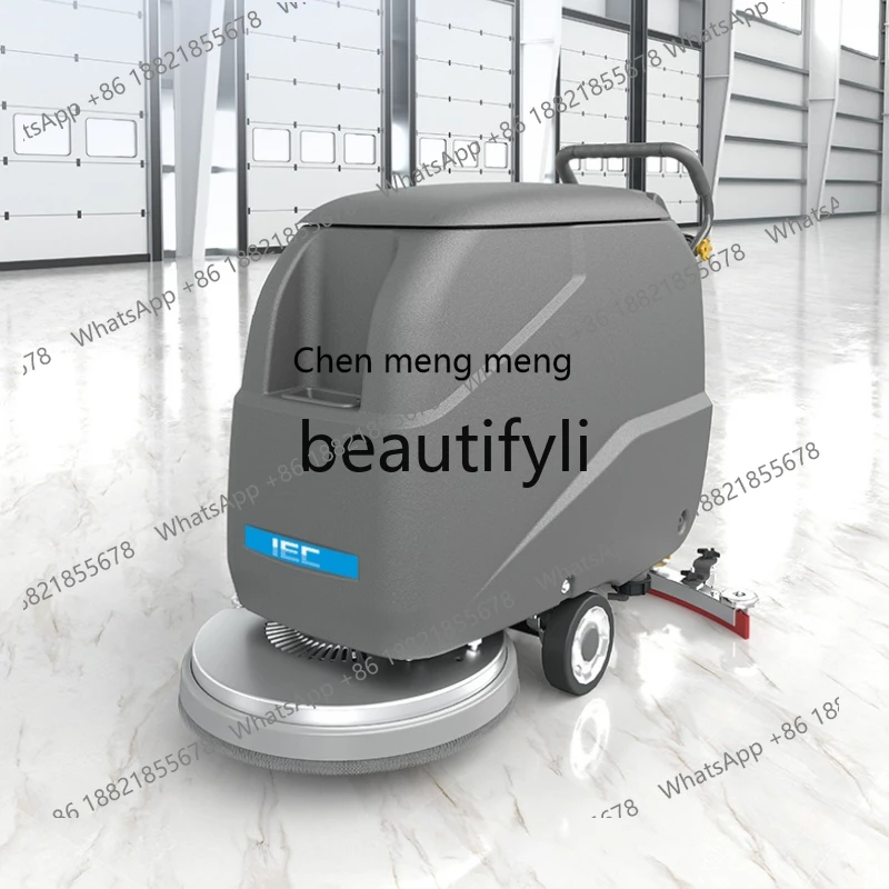 

Z189 Hand-Push Factory Floor Scrubber Commercial Floor Cleaning Industrial Mall Mopping Sweeping Washing Suction Mopping All-in