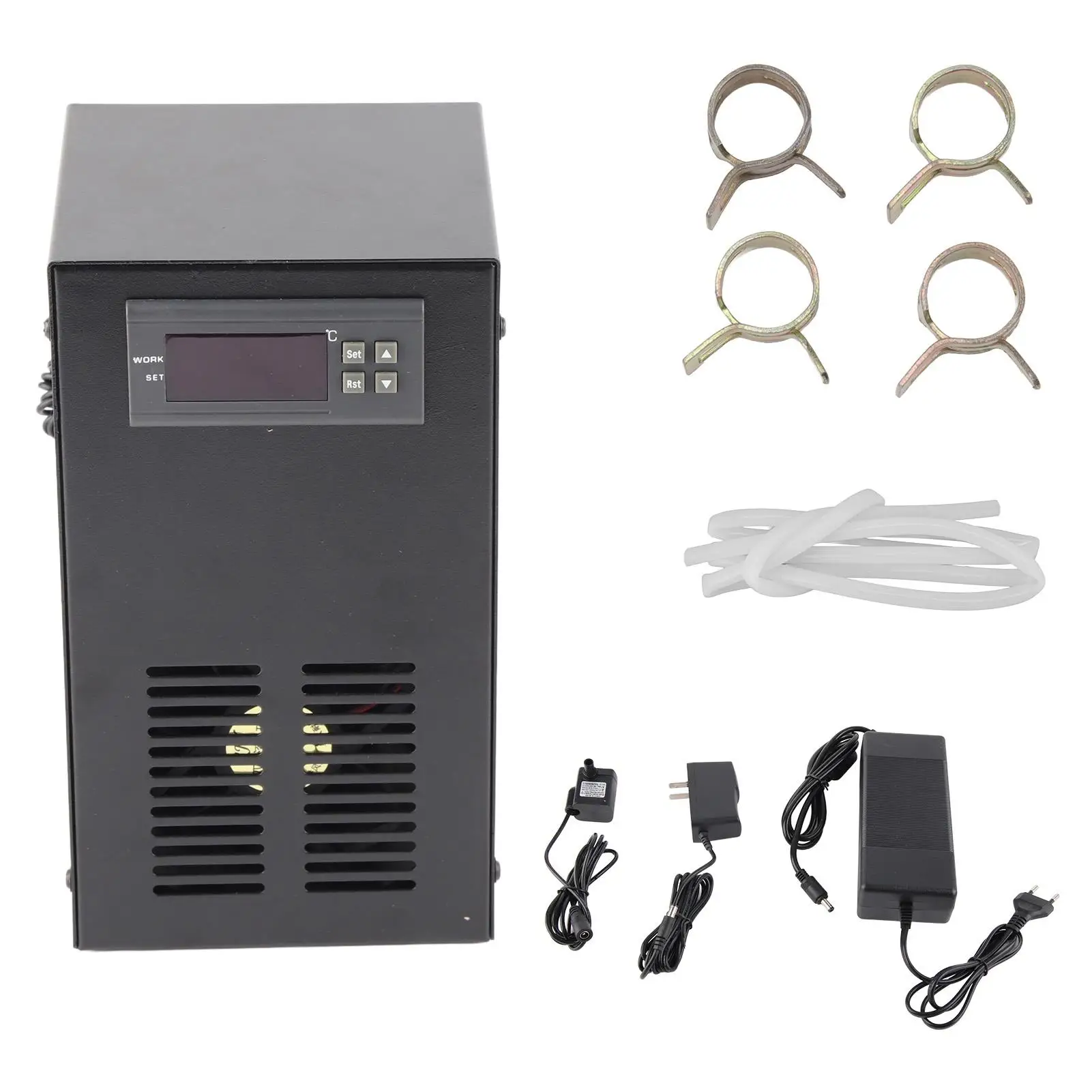 

120W Aquarium Chiller for Fish Tanks - Energy-Efficient, Quiet Metal Cooling System (100-240V)