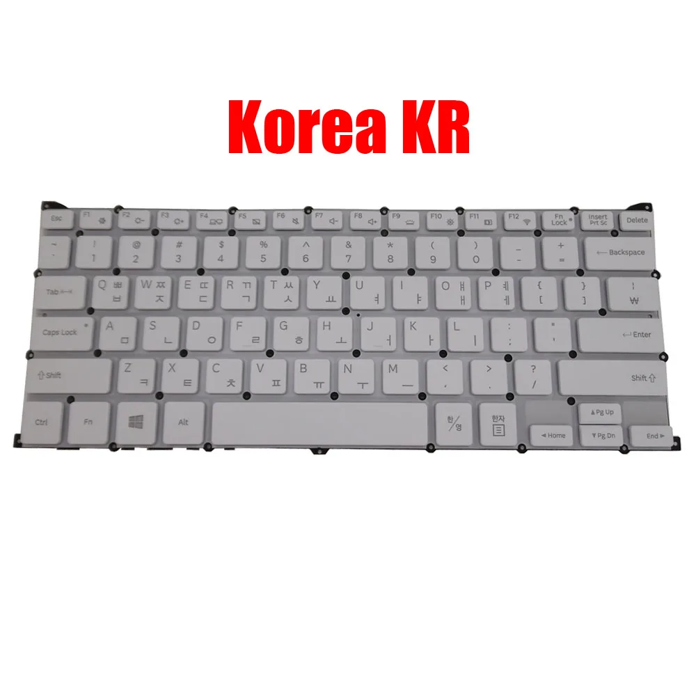 Imagem -02 - Teclado do Portátil com Retroiluminação sem Moldura Samsung Np940x3l 940x3l Coréia kr Ba5904054a Hmb8145gsa01 Ba59-04054b Novo