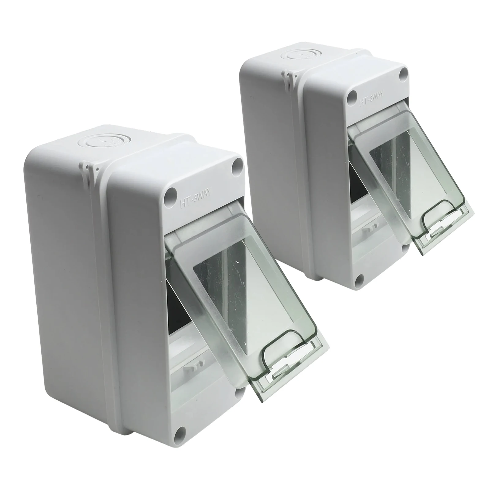 Sleek Design Meets Functionality Dual Pack of Robust Water Resistant Junction Boxes with Effective Protection Class