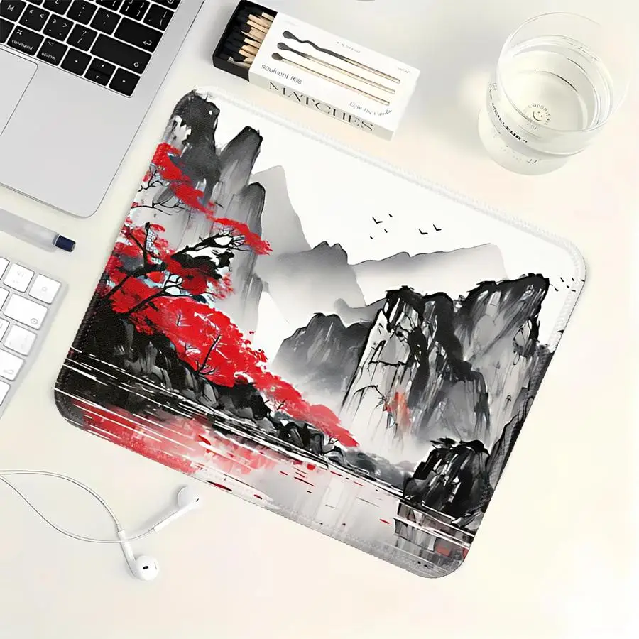 Japanese Style Scenery Anti slip Mouse Pad Computer Laptop Pad Game Console Pad office Pad Keyboard Mouse Pad Desk accessories