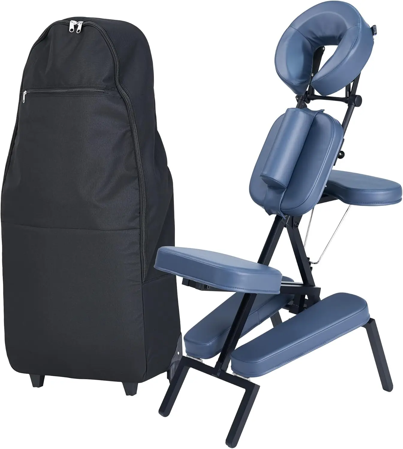 Professional Portable and Lightweight Tattoo/Massage Chair Folding Aluminum Frame with Adjustable Features a