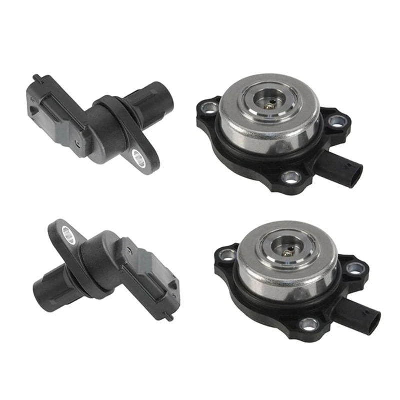 

2Pcs Camshaft Position Sensor+2Pcs Adjuster Magnet For Mercedes-Benz W164 R171 W209 W211 W221 CL203 203